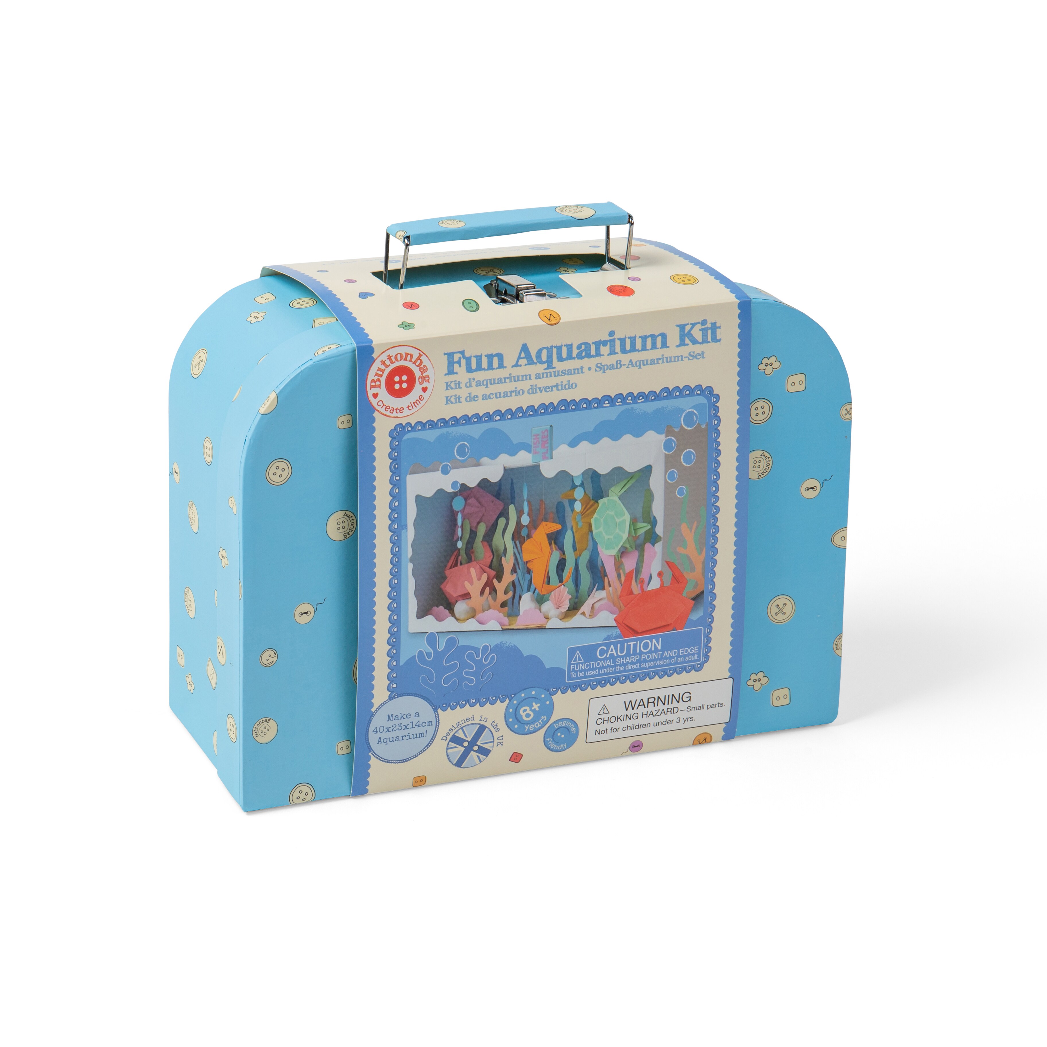 Buttonbag Fun Aquarium Activity Craft Kit in Blue