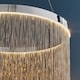 image 4 of Zelma LED 1 Light Pendant Chrome, Silver Chain