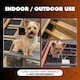 image 6 of Stairwedge Dog Steps Pack of 5 Soft grip carpet ramps with grooved safety for confident climbing Natural cork design supports mobility for dogs and small pets