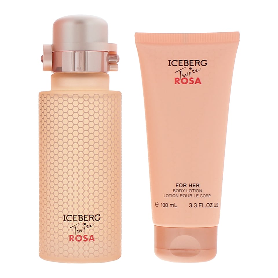 image 1 of Iceberg Twice Rosa 2 Piece Eau de Toilette 125ml Gift Set For Her