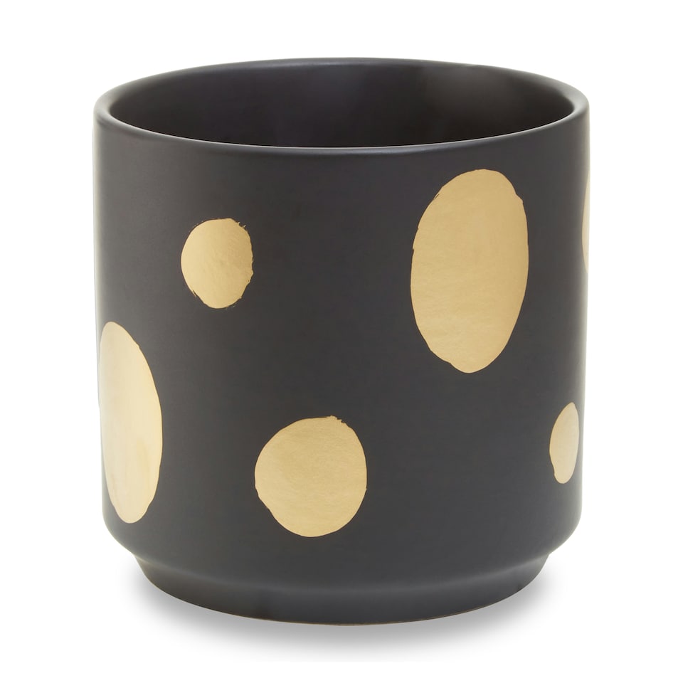 image 1 of Yuri Ceramic Planter Black