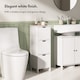 image 2 of Vonhaus Holbrook Bathroom Storage Drawers with 3 Drawers Freestanding