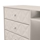 image 8 of Toledo 3 Drawer TV Unit in Kashmir Matt (Ready Assembled) | Cream | Kashmir Matt