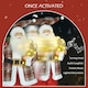 image 4 of HOMCOM 133cm Animated Santa Claus w/ Sound Activated Festive Music for Party