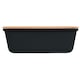 image 2 of MidOcean Thursday Bamboo 1L Lunch Box - Black - One Size