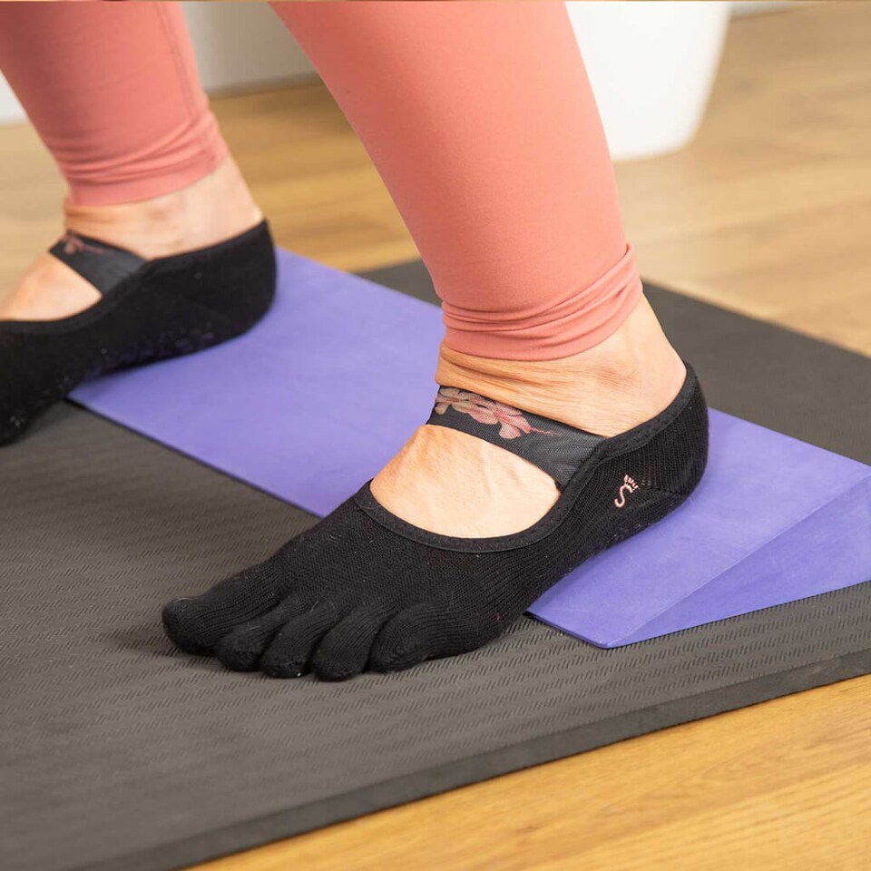 image 1 of Fitness Mad Yoga Wedge - EVA Foam, 50 x 15 x 5 cm, Blue | Multi | Blue | 50cm (L) x 15cm (W) x 5cm (H)