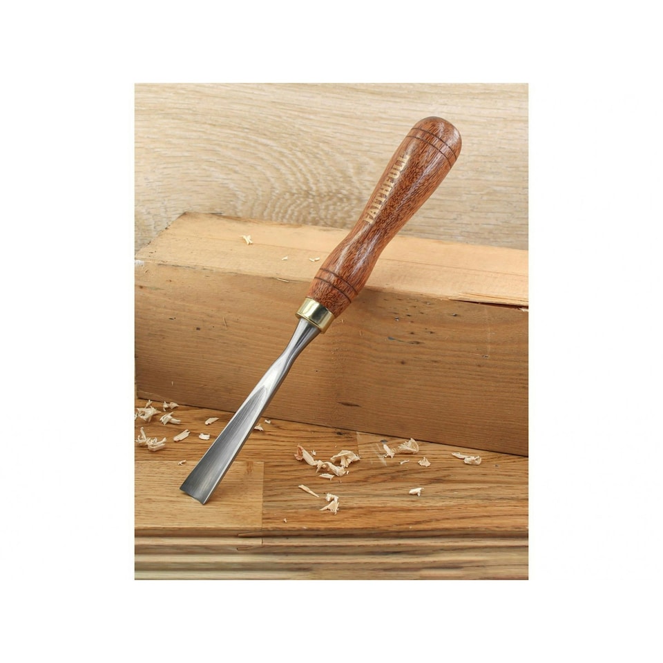 image 1 of Faithfull Straight Gouge Carving Chisel - Multi Colour - 15.9mm (5/8in) FSC