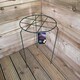 image 4 of Pack of 3 Tom Chambers Urban Dark Green Metal Herbaceous Garden Plant Support Grow Through Medium 50cm x 30cm