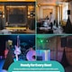 image 10 of Double-Sided Stretch Tripod Speaker DJ Stand Cover - Pack of 1