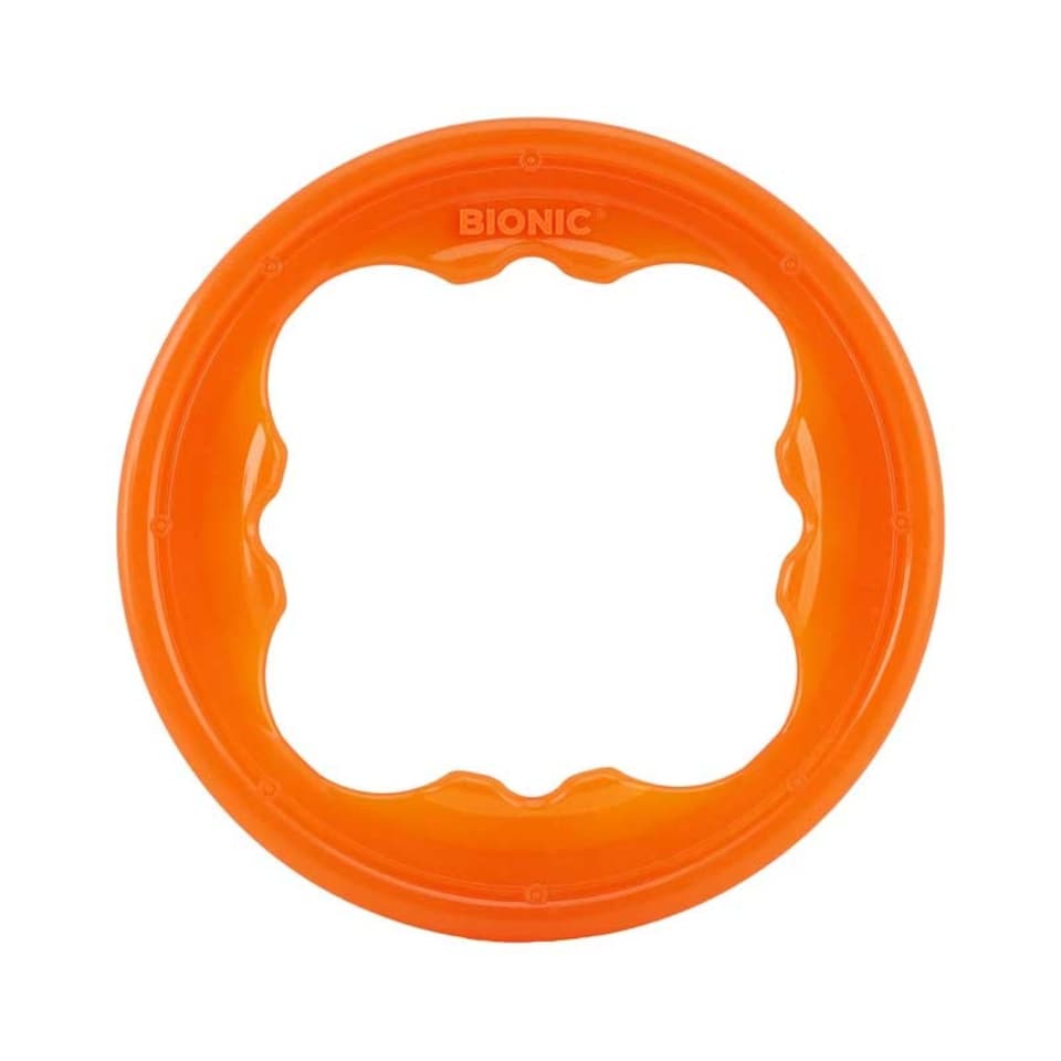 image 1 of BIONIC Toss-N-Tug Turbo Ring Dog Toy