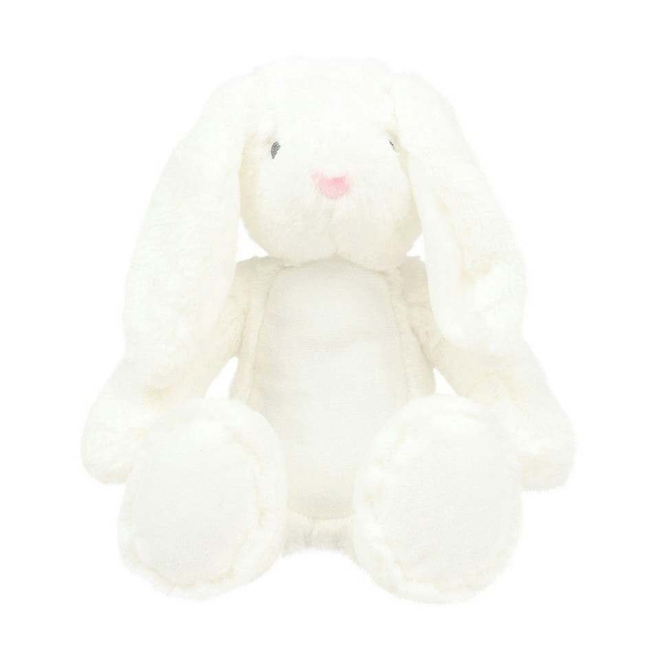 Mumbles Childrens/Kids Printme Mini Animals - White Bunny - M