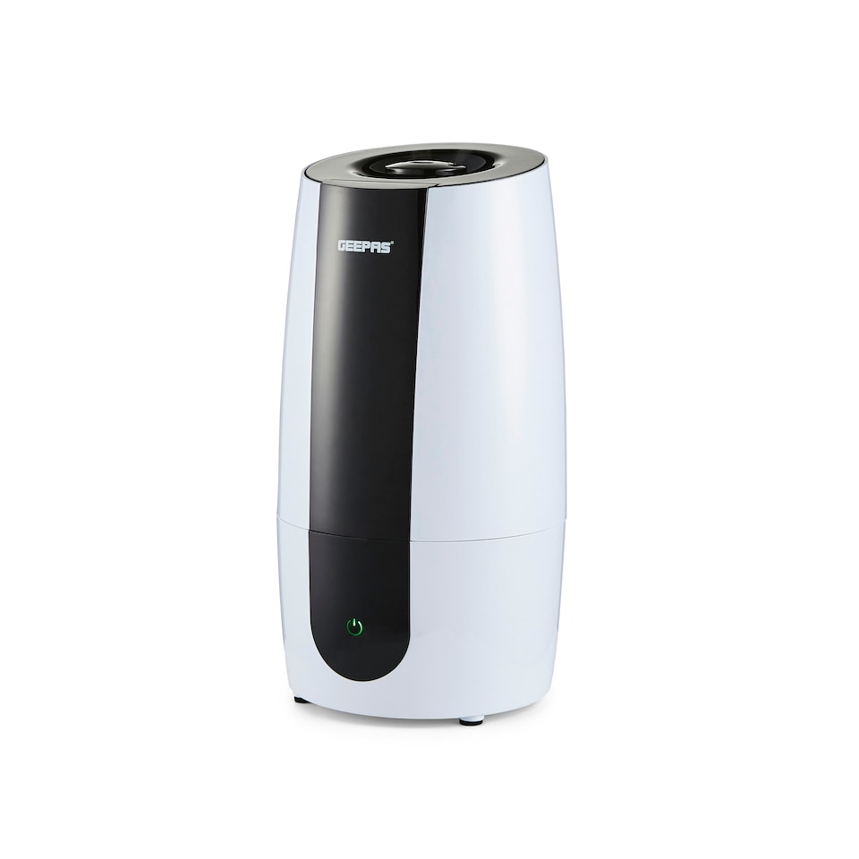 image 1 of GEEPAS Humidifier for Bedroom, 2.6L - White