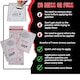 image 5 of Trainer Armour White Big Toe Hole Preventer Patches - For Light-Coloured Shoes | White