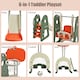 image 7 of COSTWAY Toddler Slide and Swing Set 6 in 1 Kids Climber