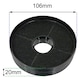 image 7 of SPARES2GO Cooker Hood Carbon Filter compatible with Lamona HJA2480 HJA2908 LAM2401 Extractor Vent Fan (Pack of 2)