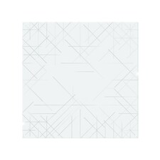 Simple Geometric Splash Back | White