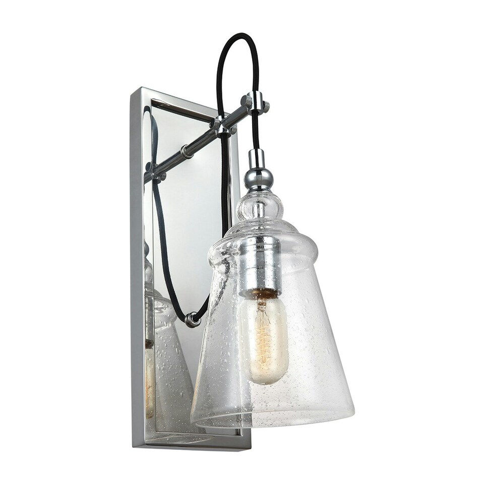 image 1 of Feiss Loras 1 Light Wall Light Chrome
