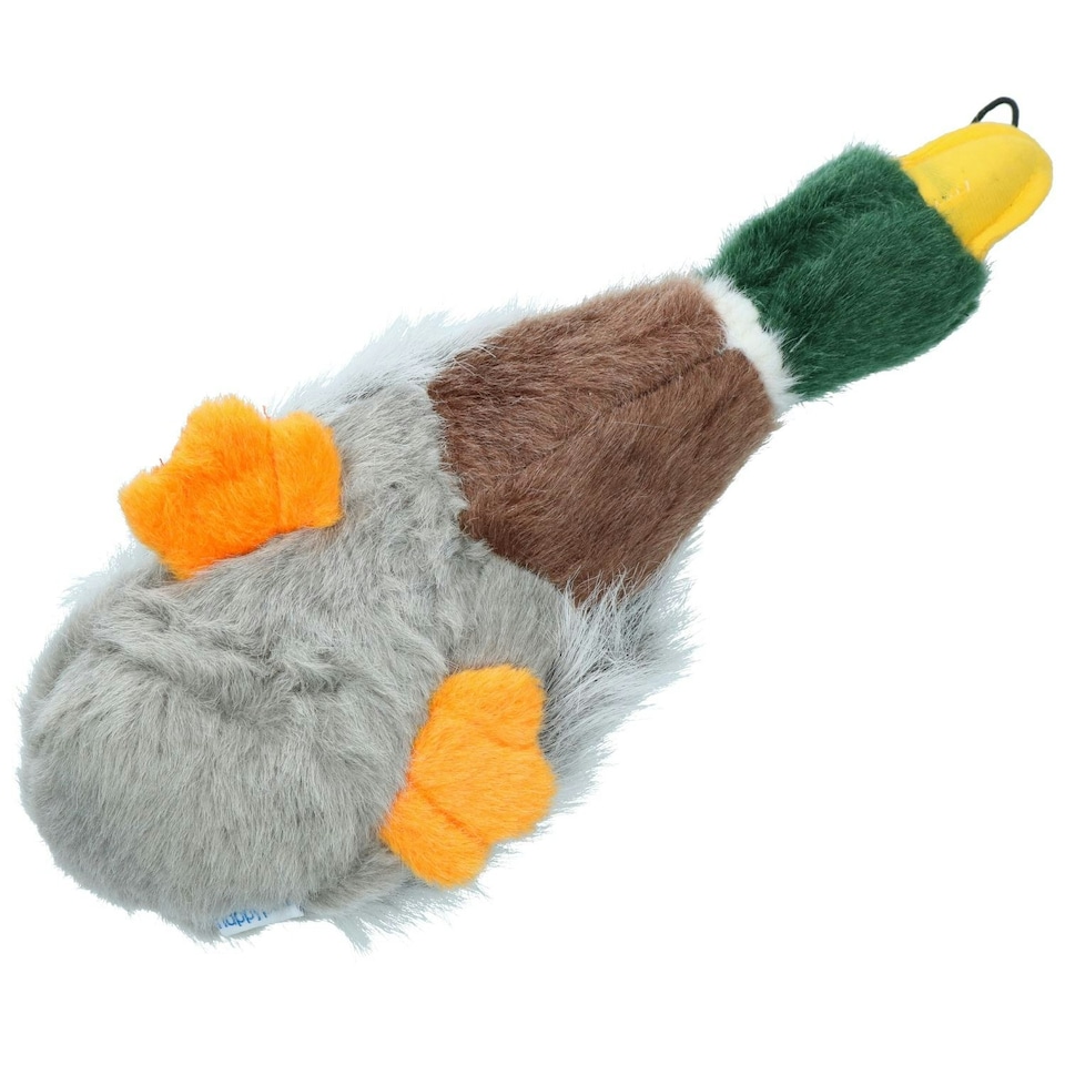 image 1 of Migrator Mallard Large Soft Plush Dog Toy With Authentic Sound 35cm