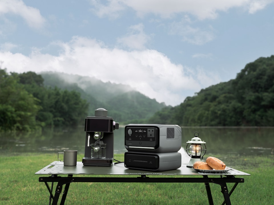 image 1 of EcoFlow River 3 Max portable power station with 576wh capacity & 1200w max power output