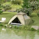 image 10 of Outsunny 3-4 Man Camping Tent Portable with Bag, Quick Setup, Dark Green