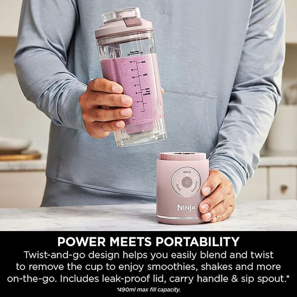 image 1 of Ninja Blast Max Portable Blender in Pink BC251UKPK Pink
