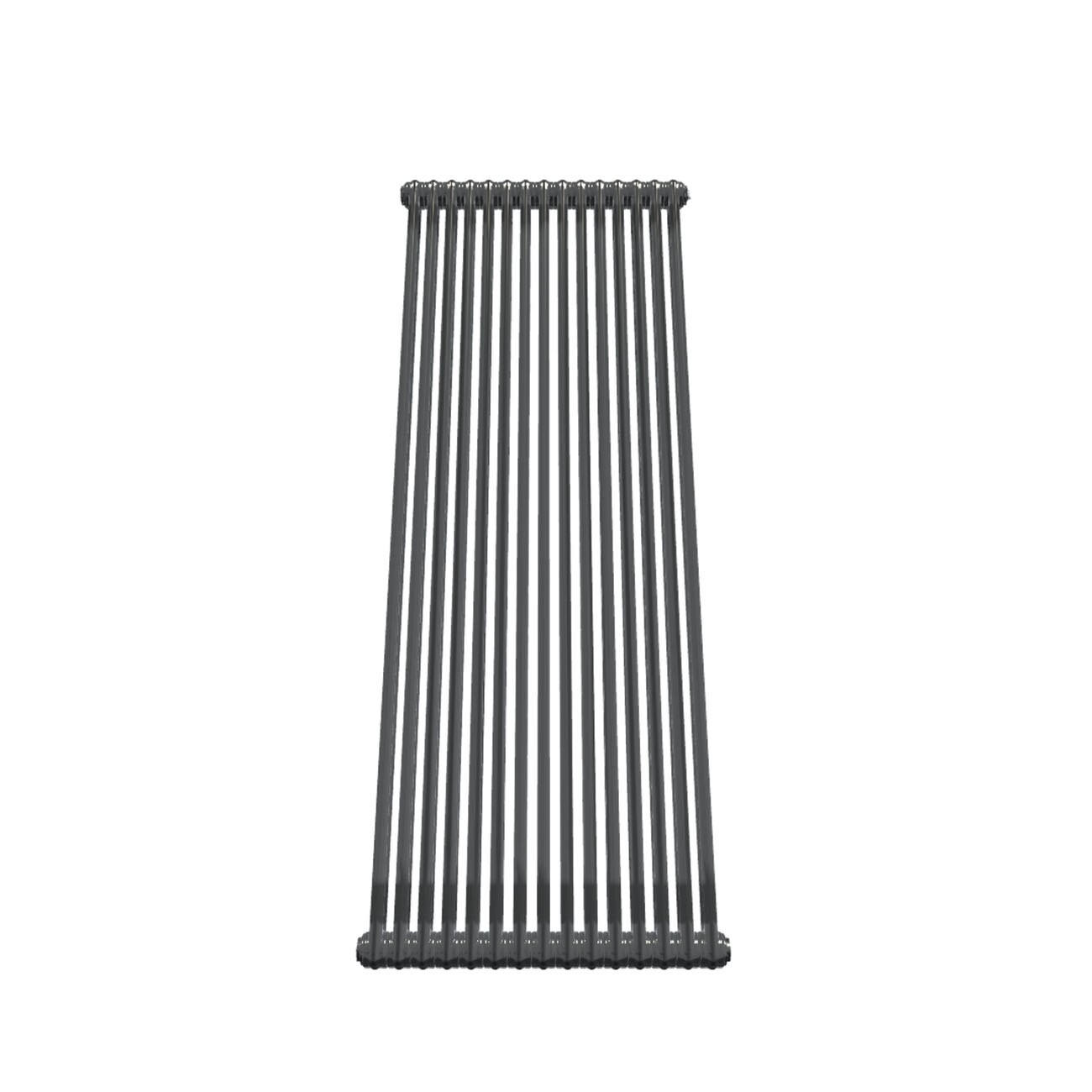 UK Radiators Bircham Double Column Vertical Cast-Iron Radiator - Raw Metal - (H) 1802 x (W) 701mm