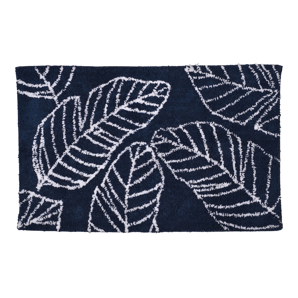 image 1 of Fusion Matteo Bath Mat Navy