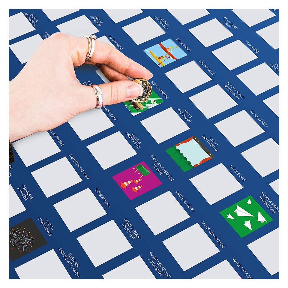 image 1 of Gift Republic 100 Things To Do With Dad Bucket List Scratch Poster