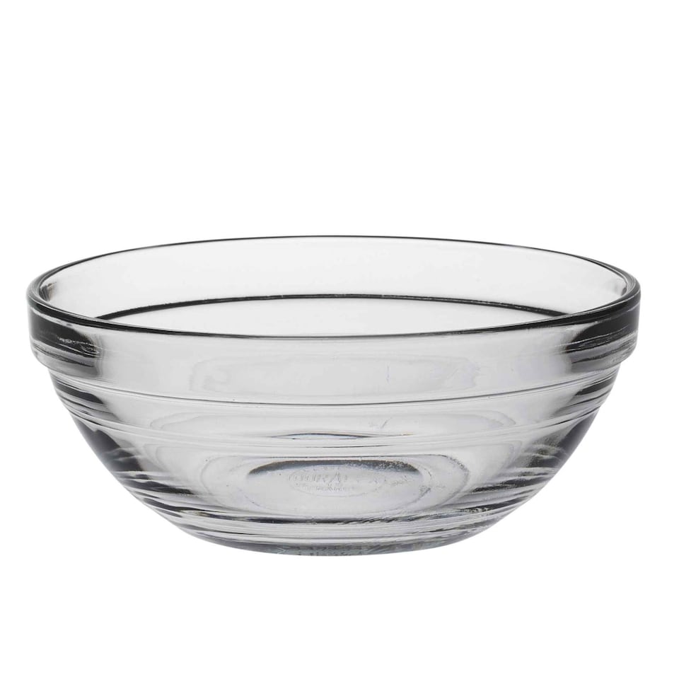 image 1 of Duralex Lys Stacking Glass Cooking / Ingredients / Food Bowl - 12cm | Clear | Clear