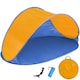 image 1 of Beach tent Jasmin | Orange | blue/orange | 220 x 120 x 100 cm | 1
