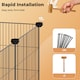 image 8 of Skylos Pet Pen 24 Panel Puppy Rabbit Kitten Playpen Indoor Enclosure Run Cage