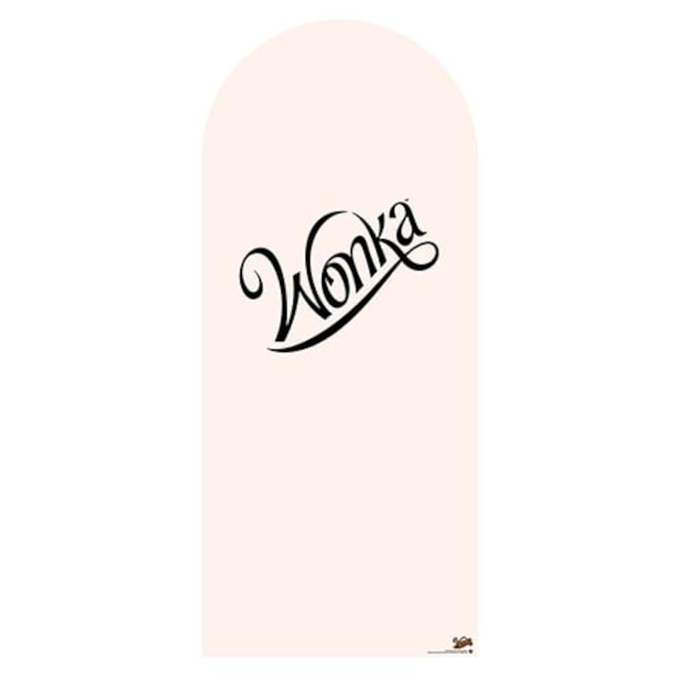 image 1 of Wonka Warm White Single Backdrop Cardboard Cutout 185cm