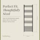 image 5 of Balterley Straight Heated Heated Towel Rail Radiator, 930W | Black | Matt Black