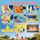 image 3 of AIYAPLAY 8 in 1 Bouncy Castle for Kids, Inflatable Bounce House with Slide | Multi | Light blue base, orange slide, deep blue sides | 350 x 320 x 190 cm