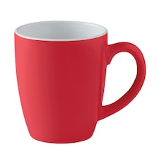 MidOcean Trent Coloured Ceramic Mug - Red/White - One Size