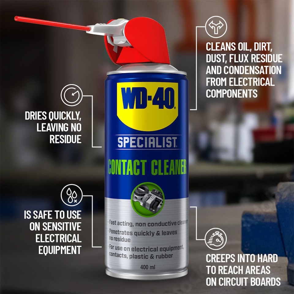 image 1 of WD-40 Specialist Contact Cleaner 400ml & Multi-Use Lubricant 5L