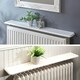 image 4 of Greenhurst White Radiator Shelves – Easy Fit Design with No Drilling, Available in 60cm, 91cm & 115cm Sizes White | 115.5