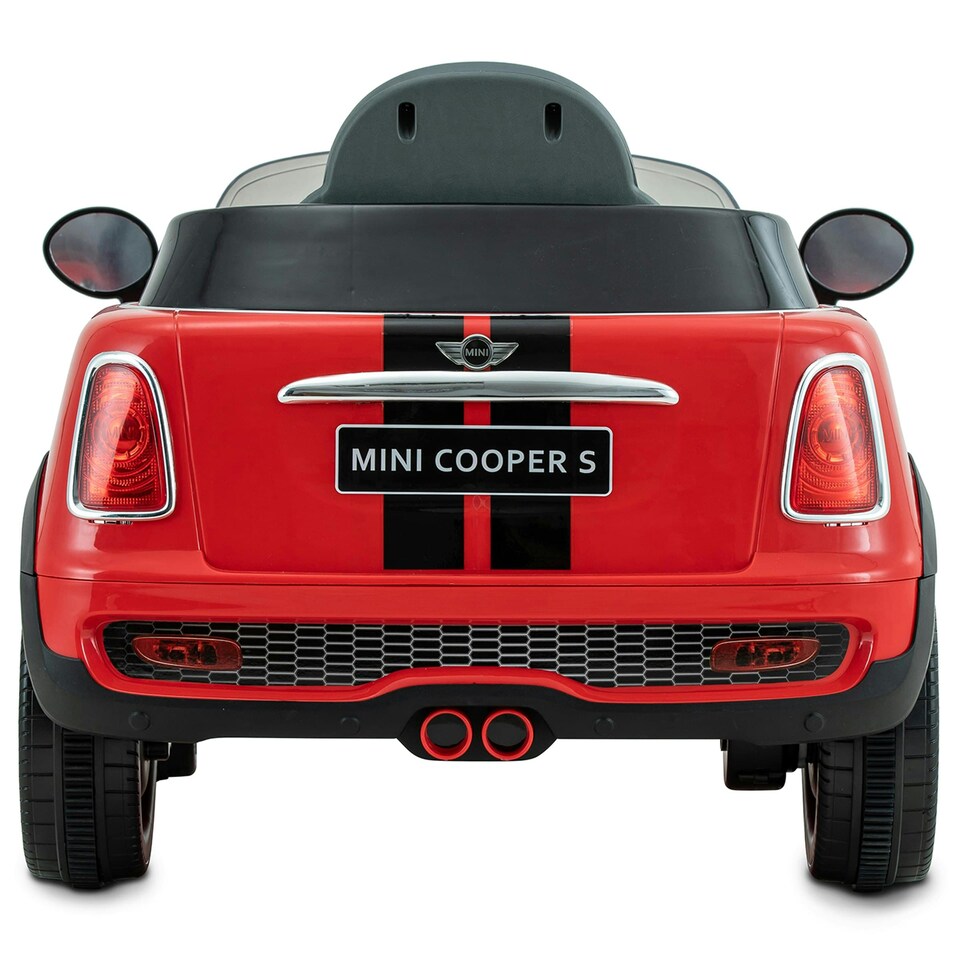 image 1 of Rollplay Mini Cooper S Roadster 6 Volt Car with Remote Control - Red