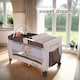 image 8 of Travel Cot Dog - foldable, with changing mat, for children up to 36 months | Cream | brown | 132 x 75 x 104 cm | 1