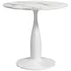 image 9 of HOMCOM Round Dining Table with Steel Base for Living Room, Dining Room