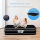 image 9 of Get Fit Air Bed With Built In Electric Pump - Premium Single Size - Blow Up Bed With Free Pillow - Elevated Inflatable Air Mattress | Black | Black Mono | 1