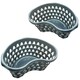 image 2 of 2 x Slate Blue High Grade Storage Hipster Baskets Organiser For Laundry Rooms & Bathrooms Blue