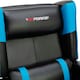 image 6 of Ranger X Faux Leather Recliner Armchair Sofa Cinema Gaming Chair (Blue)