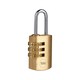 image 1 of YALE BRASS COMBINATION PADLOCK 22MM (PACK OF 2)