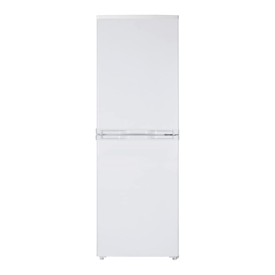 Statesman F1448W 50/50 Fridge Freezer with 3 Clear Drawers, 142 Litre Capacity, 3 Adjustable Glass Shelves, 48 cm Wide, White