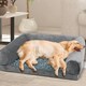 image 5 of Skylos Pet Bed Sofa Dog Bedding Soft Warm Mattress Cushion Pillow Mat Plush L Grey | Grey | L