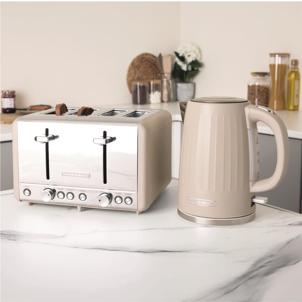 image 1 of Hamilton Beach Harmony 1.7L Kettle Cappuccino