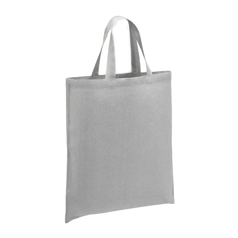 Brand Lab Cotton Short Handle Shopper Bag - Silver - One Size Grey
