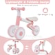 image 7 of COSTWAY Baby Balance Bike Folding Toddler Walker Pink