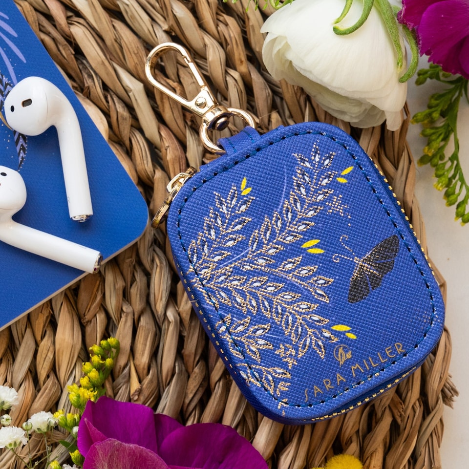 image 1 of Portico Designs Sara Miller Birthday Shaped Compact Mirror & Earphone Case Set